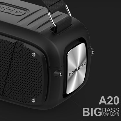 HOPESTAR A20 Pro TWS Portable Outdoor Waterproof Subwoofer Bluetooth Speaker with Microphone, Support Power Bank & Hands-free Call & U Disk & TF Card & 3.5mm AUX (Green) - Desktop Speaker by HOPESTAR | Online Shopping South Africa | PMC Jewellery | Buy Now Pay Later Mobicred