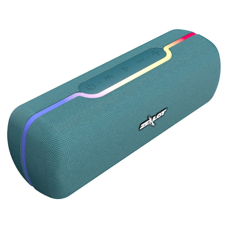 ZEALOT S55 Portable Stereo Bluetooth Speaker with Built-in Mic, Support Hands-Free Call & TF Card & AUX (Lake Blue) - Desktop Speaker by ZEALOT | Online Shopping South Africa | PMC Jewellery | Buy Now Pay Later Mobicred