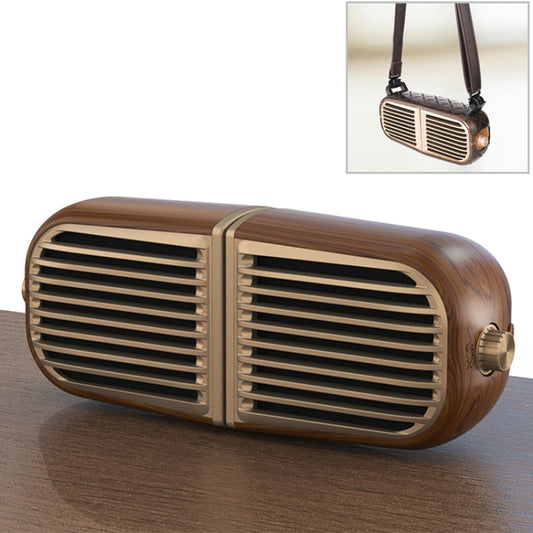 Oneder V8 Magnetic Suction Pair Stereo Sound Box Wireless Bluetooth Speaker with Strap, Support Hands-free & TF Card & AUX & USB Drive(Bronze) - Desktop Speaker by OneDer | Online Shopping South Africa | PMC Jewellery | Buy Now Pay Later Mobicred