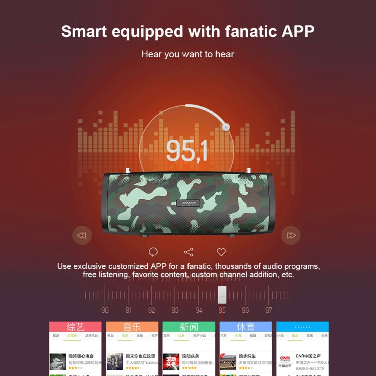 ZEALOT S39 Portable Subwoofer Wireless Bluetooth Speaker with Built-in Mic, Support Hands-Free Call & TF Card & AUX (Black) - free shipping - PMC Jewellery - Order now!