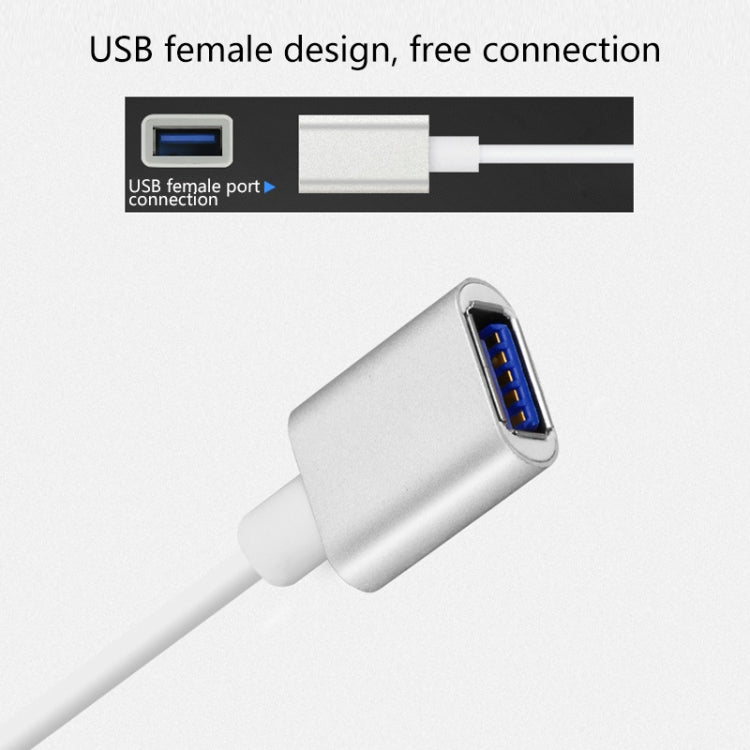 Onten 7562 USB Female to HDMI Phone to HDTV Adapter Cable for iPhone / Android - Video & Audio Cable by Onten | Online Shopping South Africa | PMC Jewellery | Buy Now Pay Later Mobicred