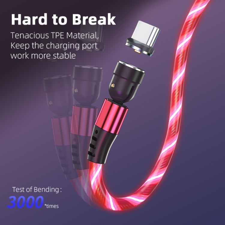 2.4A USB to 8 Pin 540 Degree Bendable Streamer Magnetic Data Cable, Cable Length: 1m(Colour) - Charging Cable & Head by PMC Jewellery | Online Shopping South Africa | PMC Jewellery | Buy Now Pay Later Mobicred