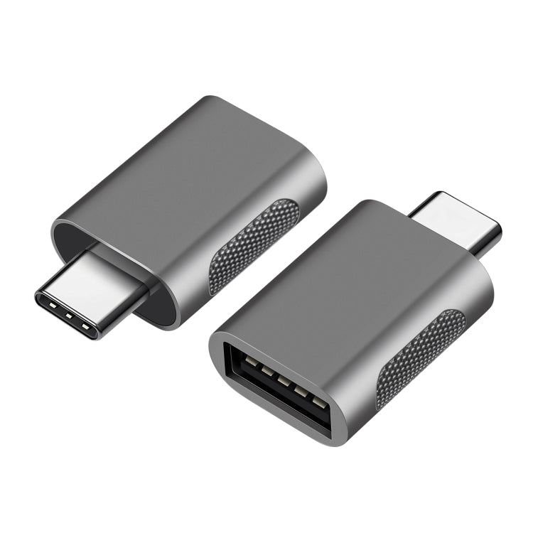 2 PCS SBT-158 USB-C / Type-C Male to USB 3.0 Female Zinc Alloy Adapter(Rose Gold) - Converter & Adapter by PMC Jewellery | Online Shopping South Africa | PMC Jewellery | Buy Now Pay Later Mobicred