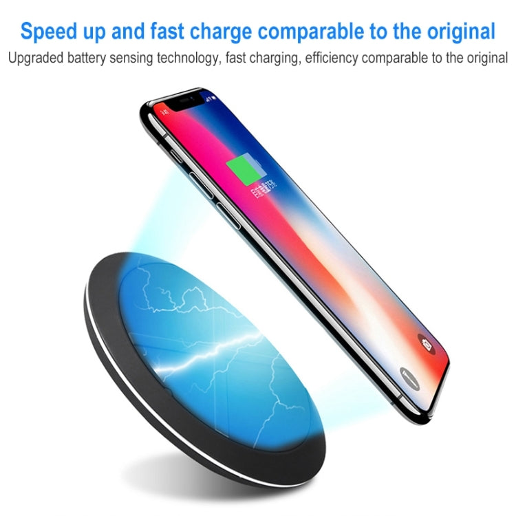 964 10W Lightweight Portable Smart Wireless Charger(White) - Wireless Charger by PMC Jewellery | Online Shopping South Africa | PMC Jewellery | Buy Now Pay Later Mobicred