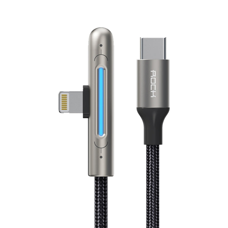 ROCK RCB0811 M3 20W USB-C/Type-C to 8 Pin Zinc Alloy Fast Charging Mobile Game Data Cable, Length: 1m - 2 in 1 Cable by ROCK | Online Shopping South Africa | PMC Jewellery | Buy Now Pay Later Mobicred