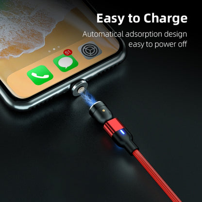 2m 3A Output USB to 8 Pin 540 Degree Rotating Magnetic Data Sync Charging Cable(Black) - Charging Cable & Head by PMC Jewellery | Online Shopping South Africa | PMC Jewellery | Buy Now Pay Later Mobicred