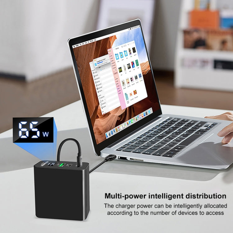 A3B 65W Output USB-C / Type-C x 2 + USB HUB PD Charger, US Plug - free shipping - PMC Jewellery - Order now!