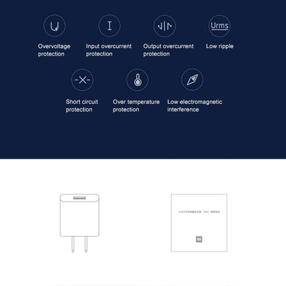 Original Xiaomi 18W Wall Charger Adapter Single Port USB Quick Charger, US Plug - USB Charger by Xiaomi | Online Shopping South Africa | PMC Jewellery | Buy Now Pay Later Mobicred