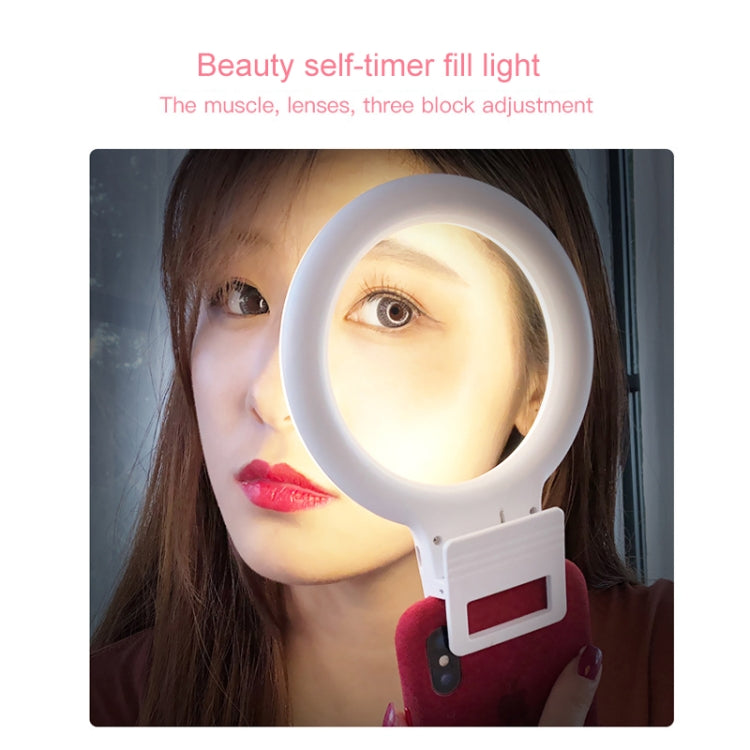 XJ18 LED Light Live Self-timer Flash Fill Light(Black) - Selfie Light by PMC TechLife | Online Shopping South Africa | PMC TechLife | Buy Now Pay Later Mobicred