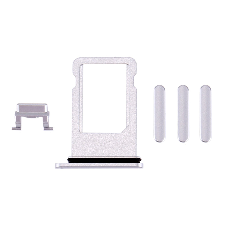Card Tray + Volume Control Key + Power Button + Mute Switch Vibrator Key for iPhone 8 Plus (Silver) - iPhone 8 Plus Parts by PMc TechLife | Online Shopping South Africa | PMc TechLife | Buy Now Pay Later Mobicred