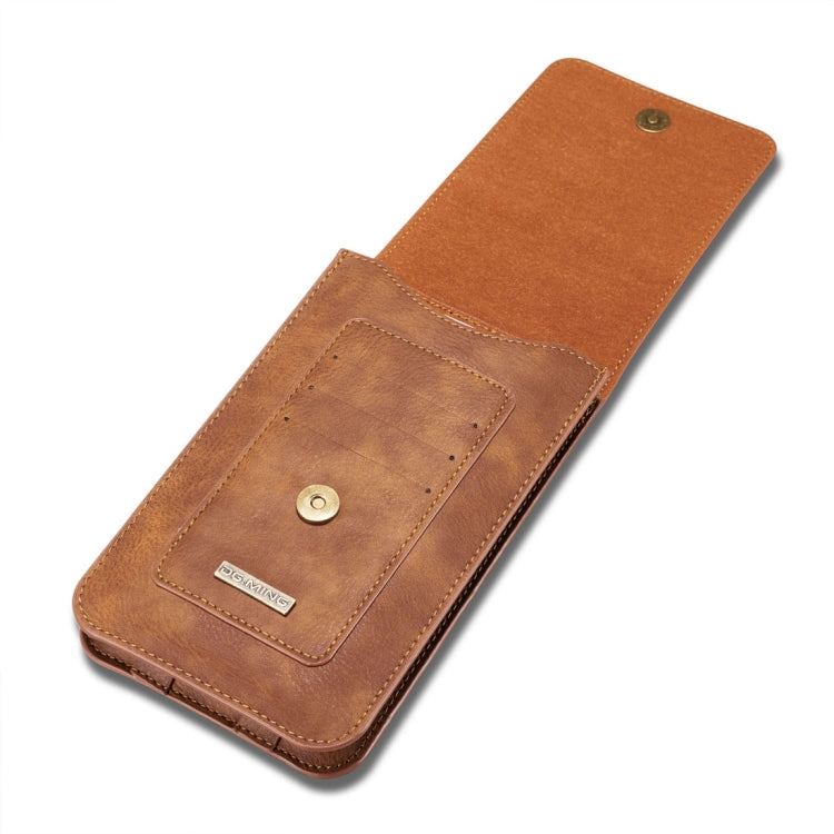 DG.MING Universal Cowskin Leather Protective Case Bag Waist Bag with Card Slots & Hook - More iPhone Cases by DG.MING | Online Shopping South Africa | PMC TechLife | Buy Now Pay Later Mobicred