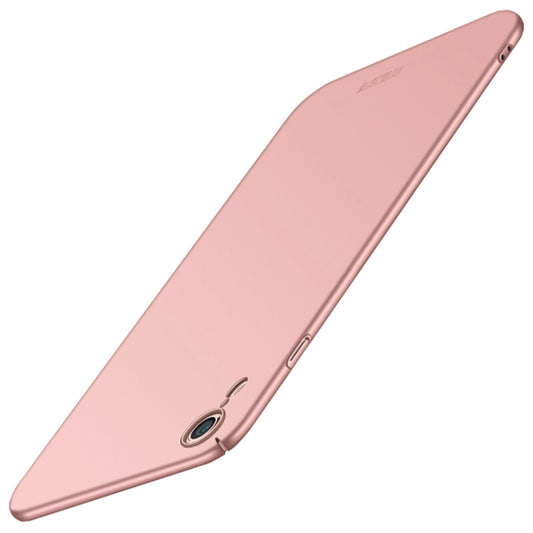 For iPhone XR MOFI Frosted PC Ultra-thin Full Coverage Protective Case (Rose Gold) - More iPhone Cases by MOFI | Online Shopping South Africa | PMC Jewellery