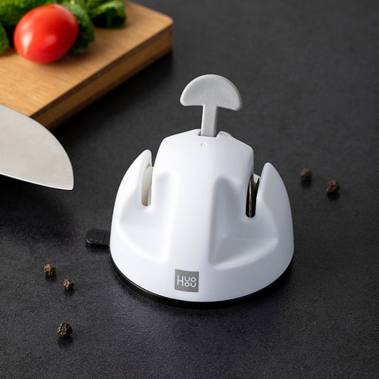 Original Xiaomi Youpin Huohou Kitchen Mini Double Wheel Knife Sharpener (White) - Knife Sharpener by Xiaomi | Online Shopping South Africa | PMC Jewellery | Buy Now Pay Later Mobicred