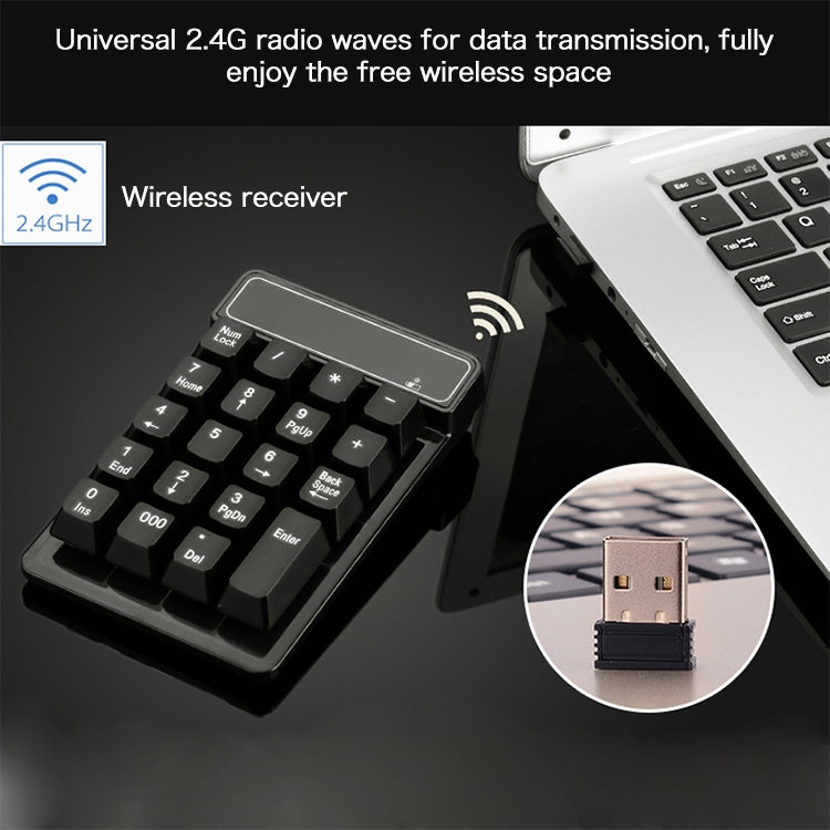 MC Saite 525RF 19 Keys Wireless 2.4G Numeric Keyboard - Wireless Keyboard by MC Saite | Online Shopping South Africa | PMC Jewellery | Buy Now Pay Later Mobicred