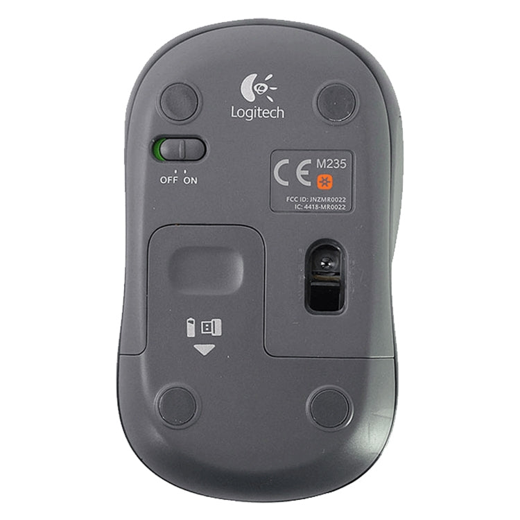 Logitech M235 1000DPI 2.4GHz Ergonomic Wireless Mouse(Black) - free shipping - PMC Jewellery - Order now!