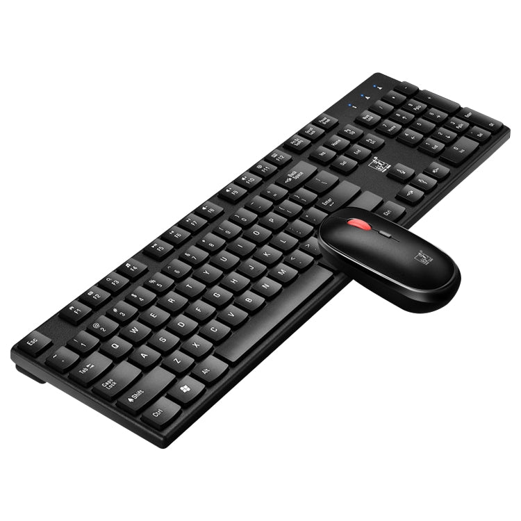 ZGB 8820 Candy Color Wireless Keyboard + Mouse Set (Black) - free shipping - PMC Jewellery - Order now!
