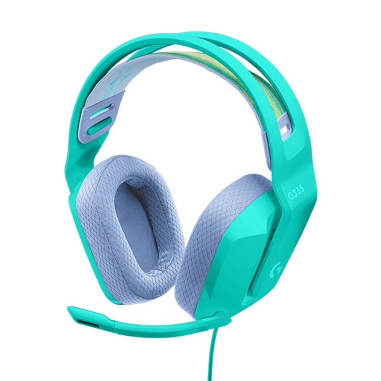 Logitech G335 Foldable Wired Gaming Headset with Microphone (Green) - free shipping - PMC Jewellery - Order now!