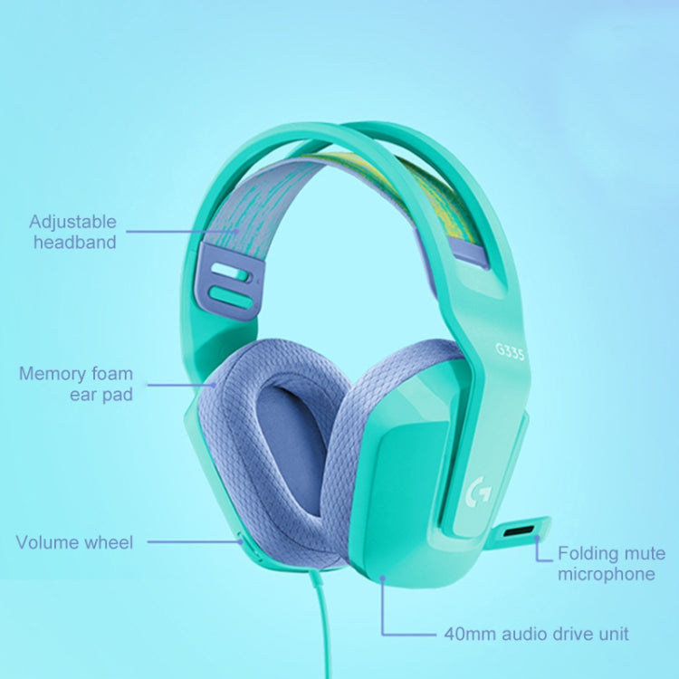 Logitech G335 Foldable Wired Gaming Headset with Microphone (Black) - free shipping - PMC Jewellery - Order now!