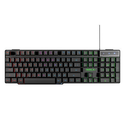 iMICE AK-600 Wired USB Floating Keycap Characters Glow Backlit Gaming Keyboard(Black) - Wired Keyboard by iMICE | Online Shopping South Africa | PMC Jewellery | Buy Now Pay Later Mobicred