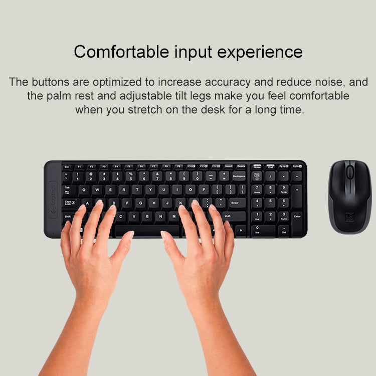 Logitech MK220 Wireless Keyboard and Mouse Set - Wireless Keyboard by Logitech | Online Shopping South Africa | PMC Jewellery | Buy Now Pay Later Mobicred