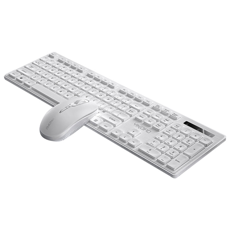 YINDIAO V3 Max Business Office Silent Wireless Keyboard Mouse Set (White) - free shipping - PMC Jewellery - Order now!