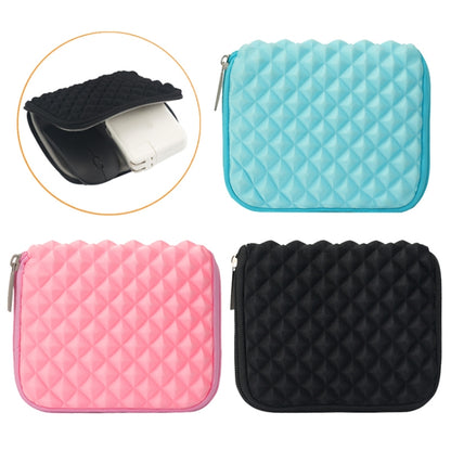 Diamond Texture Laptop Power Bag, Size: 16 x 13 x 1.5cm (Pink) - Other by PMC Jewellery | Online Shopping South Africa | PMC Jewellery | Buy Now Pay Later Mobicred
