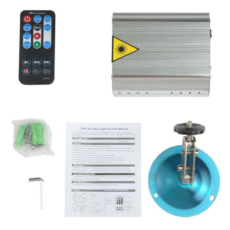 EMS-08 5V LED Laser Stage Light - Stage Lighting by PMc TechLife | Online Shopping South Africa | PMc TechLife | Buy Now Pay Later Mobicred