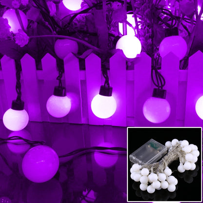 4m LED Decoration Light, 40 LEDs 3 x AA Batteries Powered String Light with 3-Modes, DC 4.5V(Purple Light) - Holiday Lights by PMC Jewellery | Online Shopping South Africa | PMC Jewellery | Buy Now Pay Later Mobicred