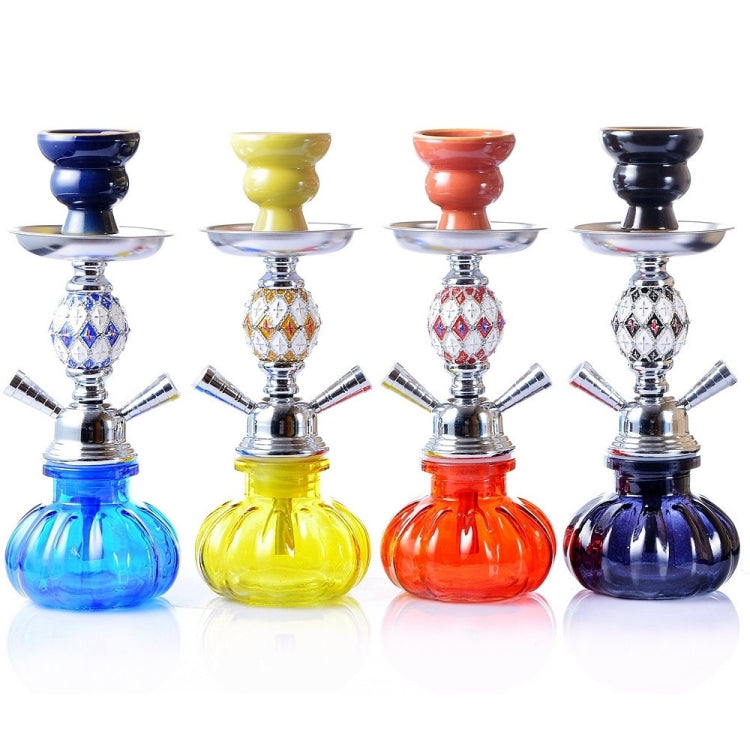 08-023 Double Pipe Glass Hookah Set (Green) - free shipping - PMC TechLife - Order now!