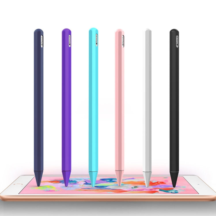 Stylus Pen Silica Gel Protective Case for Apple Pencil 2 (Blue) - free shipping - PMC Jewellery - Order now!