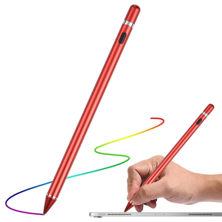 Universal Active Capacitive Stylus Pen(Red) - Stylus Pen by PMC TechLife | Online Shopping South Africa | PMC TechLife | Buy Now Pay Later Mobicred