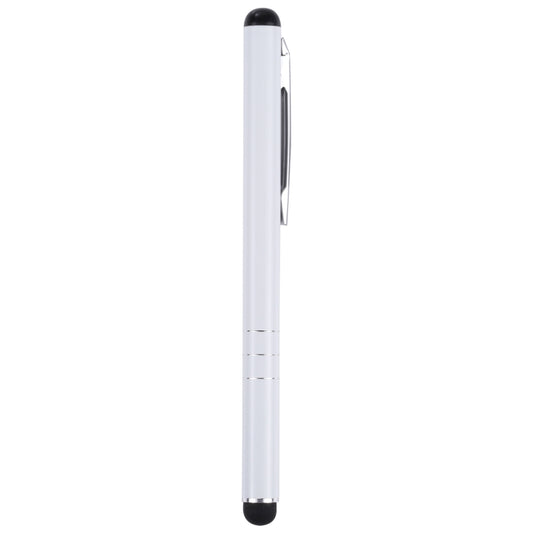 Universal Three Rings Mobile Phone Writing Pen (White) - Stylus Pen by PMC Jewellery | Online Shopping South Africa | PMC Jewellery