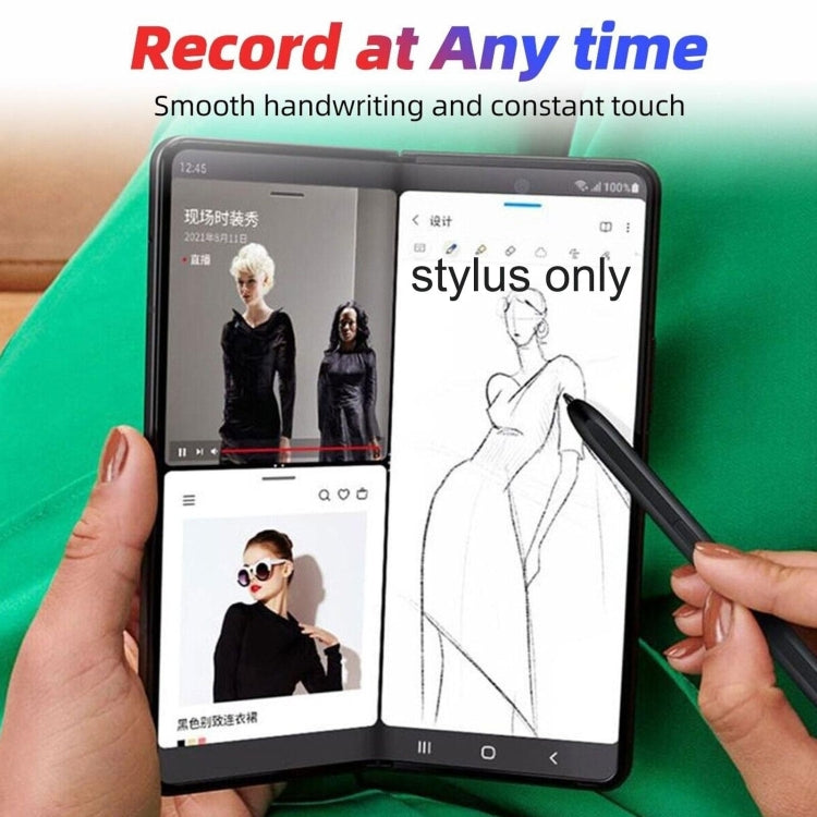 Touch Capacitive Pen Stylus For Samsung Galaxy Z Fold4 / Galaxy Z Fold3 5G (Beige White) - Stylus Pen by PMC TechLife | Online Shopping South Africa | PMC TechLife | Buy Now Pay Later Mobicred