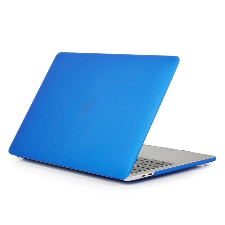 ENKAY Hat-Prince 2 in 1 Frosted Hard Shell Plastic Protective Case + US Version Ultra-thin TPU Keyboard Protector Cover for 2016 New MacBook Pro 13.3 inch with Touchbar (A1706)(Dark Blue) - MacBook Pro Cases by ENKAY | Online Shopping South Africa | PMC Jewellery | Buy Now Pay Later Mobicred