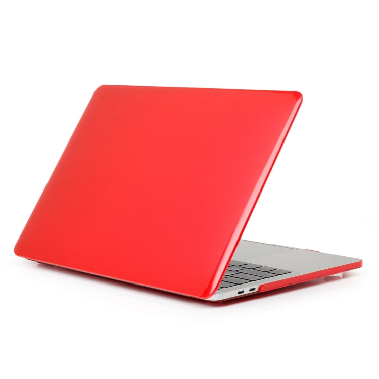 ENKAY Hat-Prince 2 in 1 Crystal Hard Shell Plastic Protective Case + US Version Ultra-thin TPU Keyboard Protector Cover for 2016 New MacBook Pro 13.3 inch with Touchbar (A1706)(Red) - MacBook Pro Cases by ENKAY | Online Shopping South Africa | PMC Jewellery | Buy Now Pay Later Mobicred