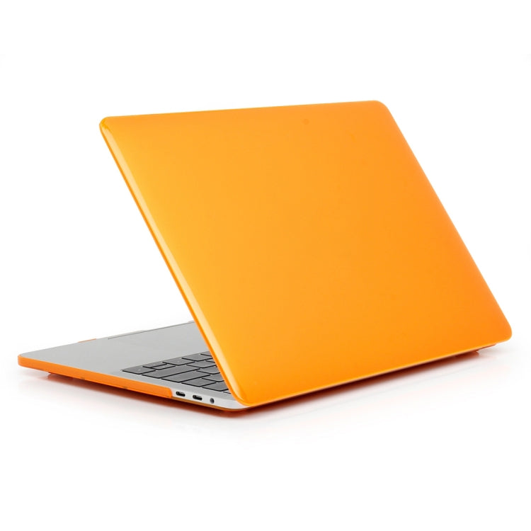 ENKAY Hat-Prince 2 in 1 Crystal Hard Shell Plastic Protective Case + US Version Ultra-thin TPU Keyboard Protector Cover for 2016 New MacBook Pro 13.3 inch without Touchbar (A1708)(Orange) - MacBook Pro Cases by ENKAY | Online Shopping South Africa | PMC Jewellery | Buy Now Pay Later Mobicred