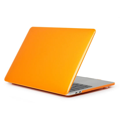 ENKAY Hat-Prince 2 in 1 Crystal Hard Shell Plastic Protective Case + US Version Ultra-thin TPU Keyboard Protector Cover for 2016 New MacBook Pro 15.4 inch with Touchbar (A1707)(Orange) - MacBook Pro Cases by ENKAY | Online Shopping South Africa | PMC Jewellery | Buy Now Pay Later Mobicred