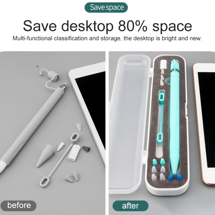 For Apple Pencil 1 / 2 8mm Multi-function Handwriting Pen Protective Case TouchPen Storage Box - free shipping - PMC Jewellery - Order now!