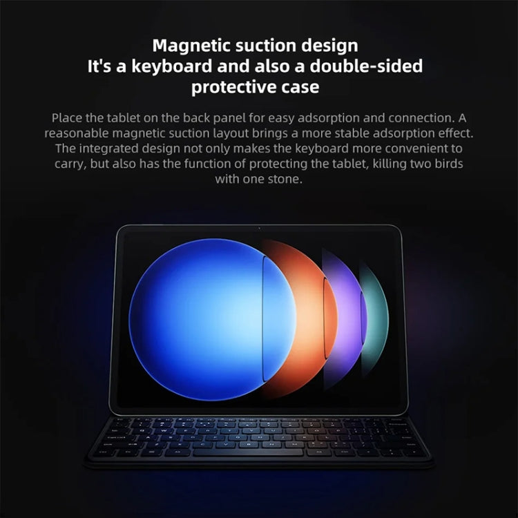 Original For Xiaomi Pad 6S Pro Keyboard Protective Leather Case (Black) - free shipping - PMC TechLife - Order now!