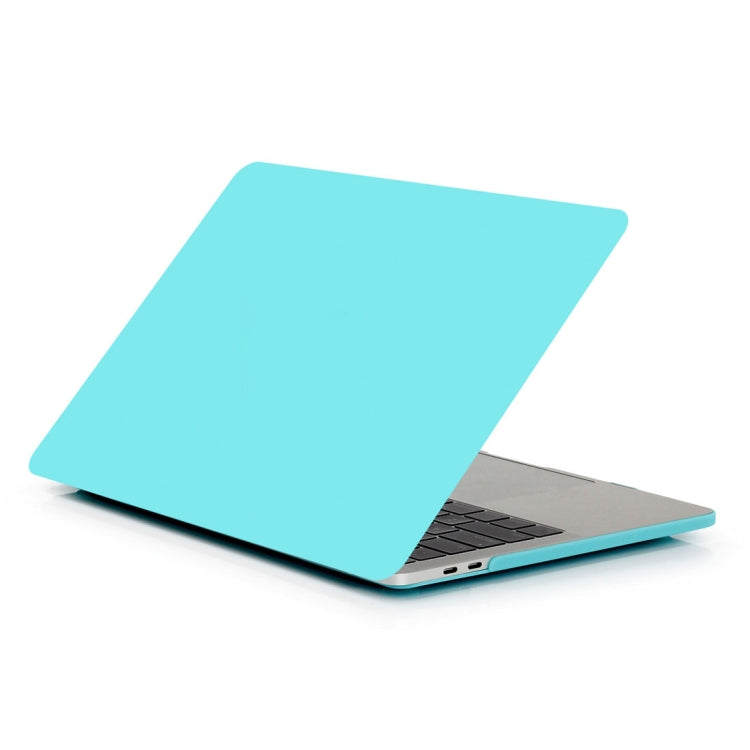 ENKAY Hat-Prince 2 in 1 Frosted Hard Shell Plastic Protective Case + Europe Version Ultra-thin TPU Keyboard Protector Cover for 2016 MacBook Pro 13.3 Inch with Touch Bar (A1706) (Blue) - MacBook Pro Cases by ENKAY | Online Shopping South Africa | PMC Jewellery | Buy Now Pay Later Mobicred