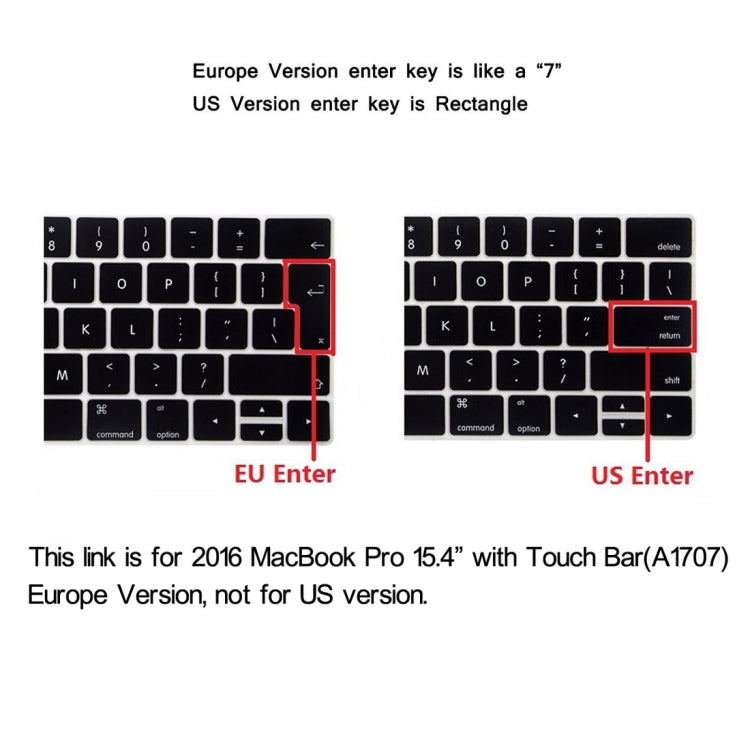 ENKAY Hat-Prince 2 in 1 Frosted Hard Shell Plastic Protective Case + Europe Version Ultra-thin TPU Keyboard Protector Cover for 2016 MacBook Pro 15.4 Inch with Touch Bar (A1707) (White) - MacBook Pro Cases by ENKAY | Online Shopping South Africa | PMC Jewellery | Buy Now Pay Later Mobicred