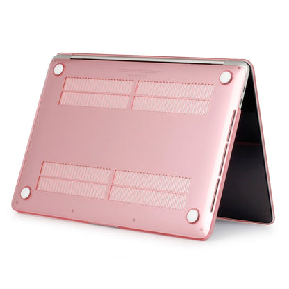 ENKAY Hat-Prince 2 in 1 Crystal Hard Shell Plastic Protective Case + Europe Version Ultra-thin TPU Keyboard Protector Cover for 2016 MacBook Pro 15.4 Inch with Touch Bar (A1707) (Pink) - MacBook Pro Cases by ENKAY | Online Shopping South Africa | PMC Jewellery | Buy Now Pay Later Mobicred