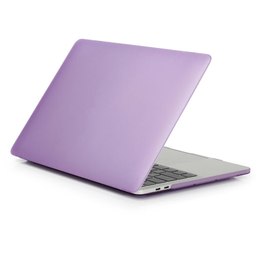 Laptop Frosted Style PC Protective Case for MacBook Pro 15.4 inch A1990 (2018)(Purple) - MacBook Pro Cases by PMC Jewellery | Online Shopping South Africa | PMC Jewellery | Buy Now Pay Later Mobicred