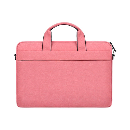 ST03S 15.6 inch Universal Double Side Pockets Wearable Oxford Cloth Soft Handle Portable Laptop Tablet Bag(Pink) - 15.6 - 17 inch by PMC Jewellery | Online Shopping South Africa | PMC Jewellery | Buy Now Pay Later Mobicred