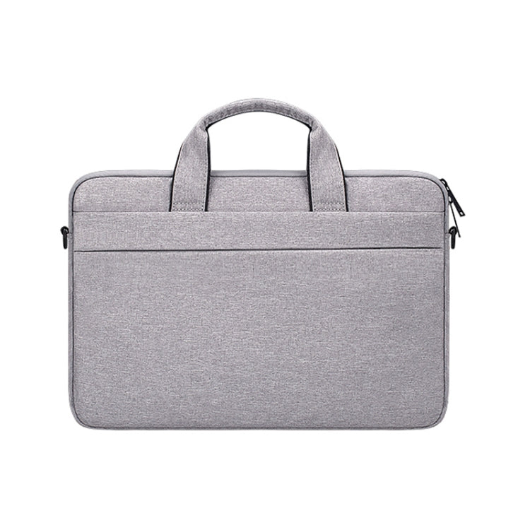 ST03S 15.6 inch Double Side Pockets Wearable Oxford Cloth Soft Handle Portable Laptop Tablet Bag(Grey) - 15.6 - 17 inch by PMC Jewellery | Online Shopping South Africa | PMC Jewellery | Buy Now Pay Later Mobicred