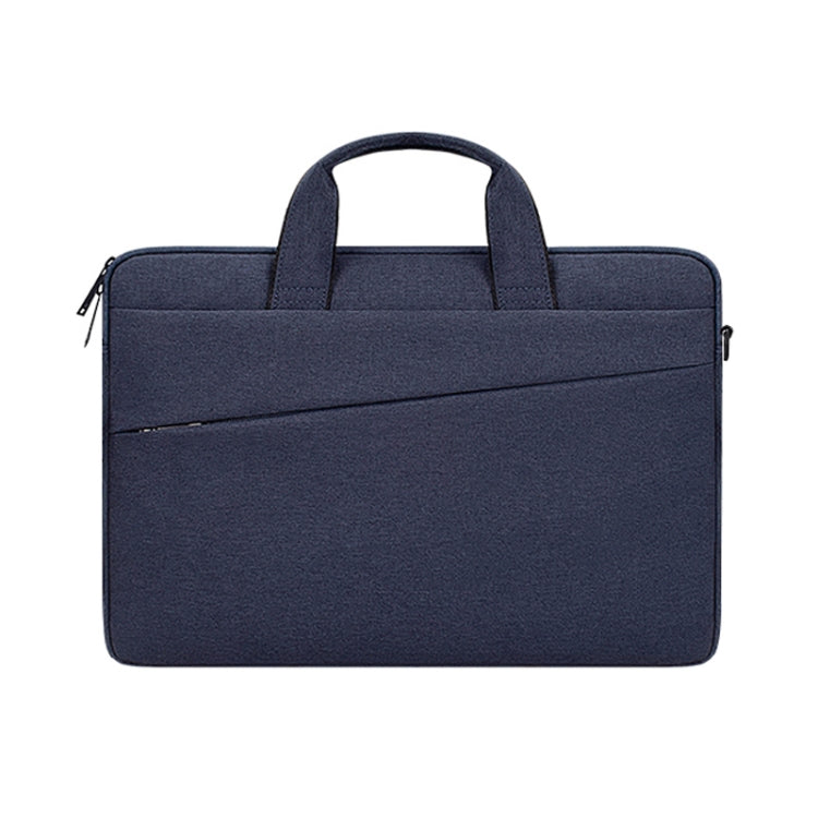 ST03S 15.6 inch Double Side Pockets Wearable Oxford Cloth Soft Handle Portable Laptop Tablet Bag(Navy Blue) - 15.6 - 17 inch by PMC Jewellery | Online Shopping South Africa | PMC Jewellery | Buy Now Pay Later Mobicred