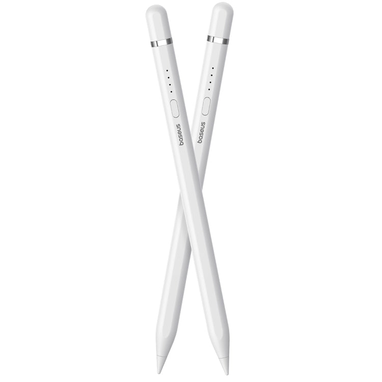 Baseus Smooth Writing 2 Series Direct Plug-in Capacitive Writing Stylus 8 Pin Active Version (White) - Stylus Pen by Baseus | Online Shopping South Africa | PMC Jewellery | Buy Now Pay Later Mobicred