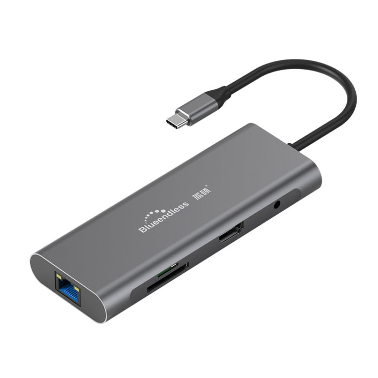 Blueendless 9 In 1 Multi-function Type-C / USB-C HUB Expansion Dock - free shipping - PMC Jewellery - Order now!