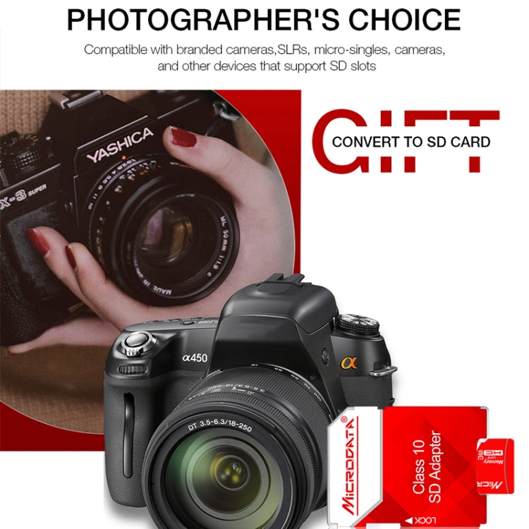 MICRODATA 64GB High Speed U3 Red and White TF(Micro SD) Memory Card - free shipping - PMC TechLife - Order now!