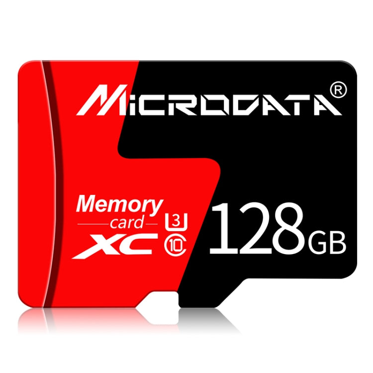 MICRODATA 128GB U3 Red and Black TF(Micro SD) Memory Card - Micro SD Card by MiCRODATA | Online Shopping South Africa | PMC Jewellery | Buy Now Pay Later Mobicred